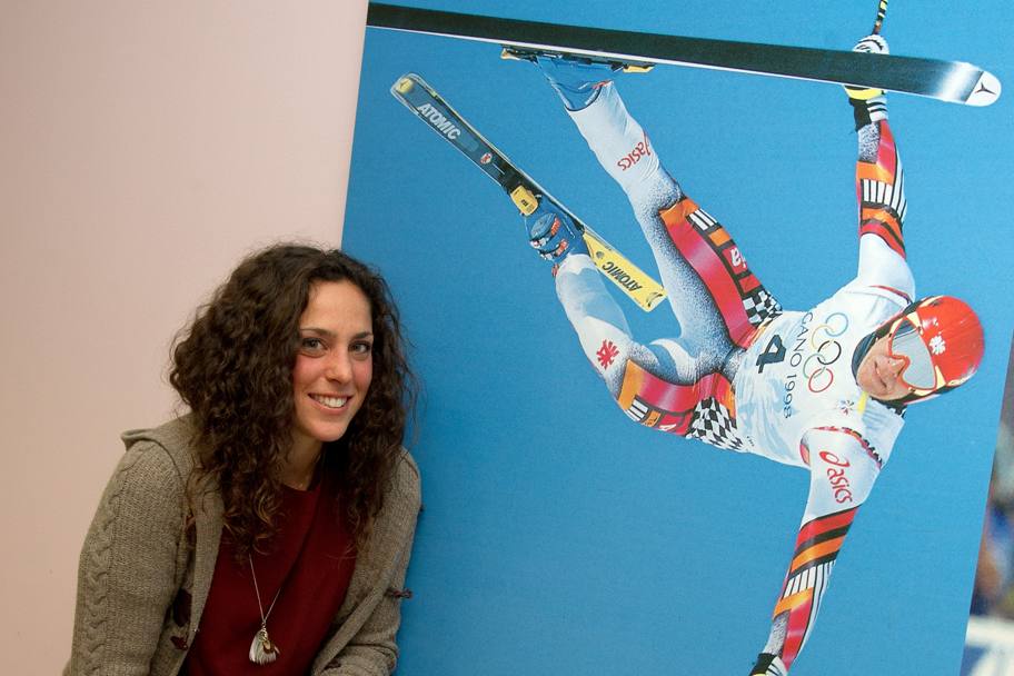 Federica Brignone, 25 anni, in Gazzetta dopo la prima vittoria in coppa del Mondo, a fine ottobre a Soelden (Servizio IPP)